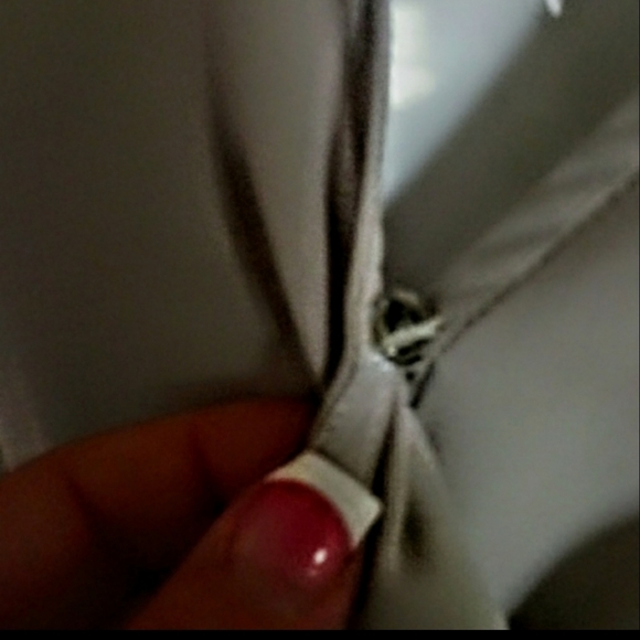 Forever 21 Cream Romper Size S Chiffon Cross Over - Picture 6 of 10